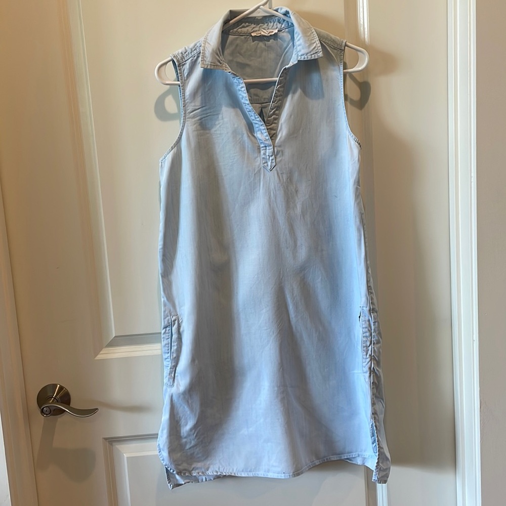 Chambray/denim dress (size small)